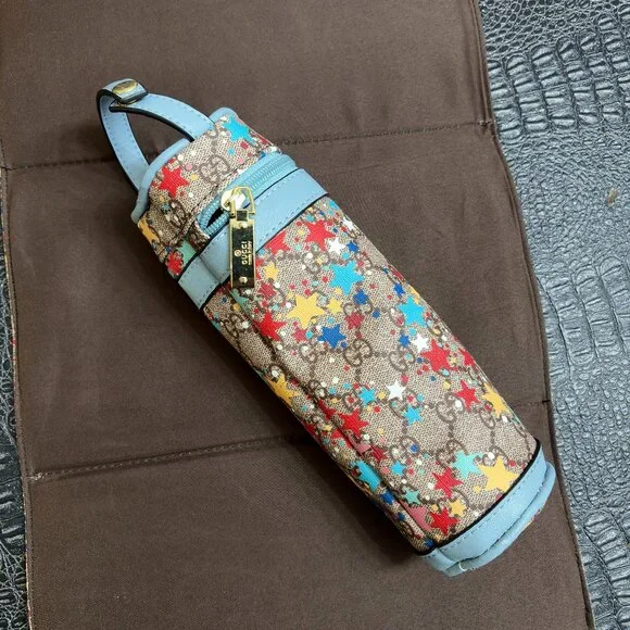 Gucci Monogram Canvas with Multicolored Stars - diaper mat and bottle holder